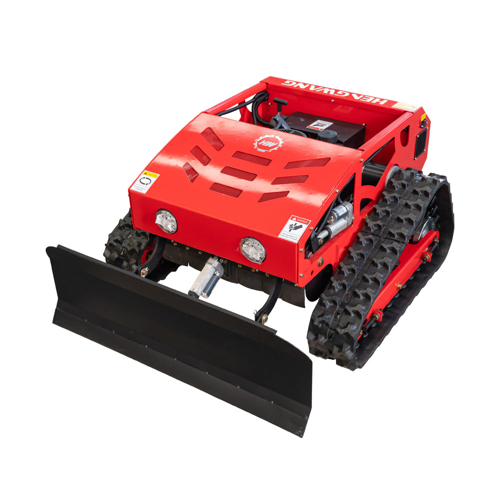 Remote control lawn mower, small crawler hybrid oil-electric mower, all-terrain lawn mower, garden mower, 45° climbing