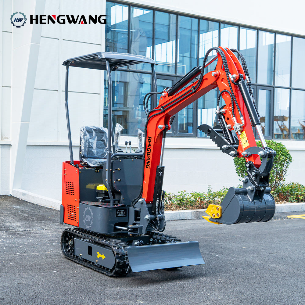 Free delivery on mini excavators with extended chassis and boom swing Available in 3 colors