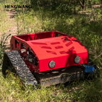 Gasoline remote control lawn mower 45 degree climbing to adjust mowing height