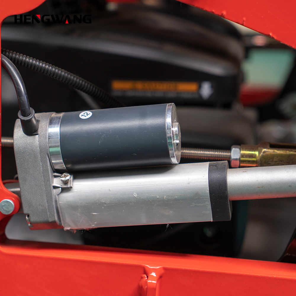 Gasoline remote control lawn mower 45 degree climbing to adjust mowing height