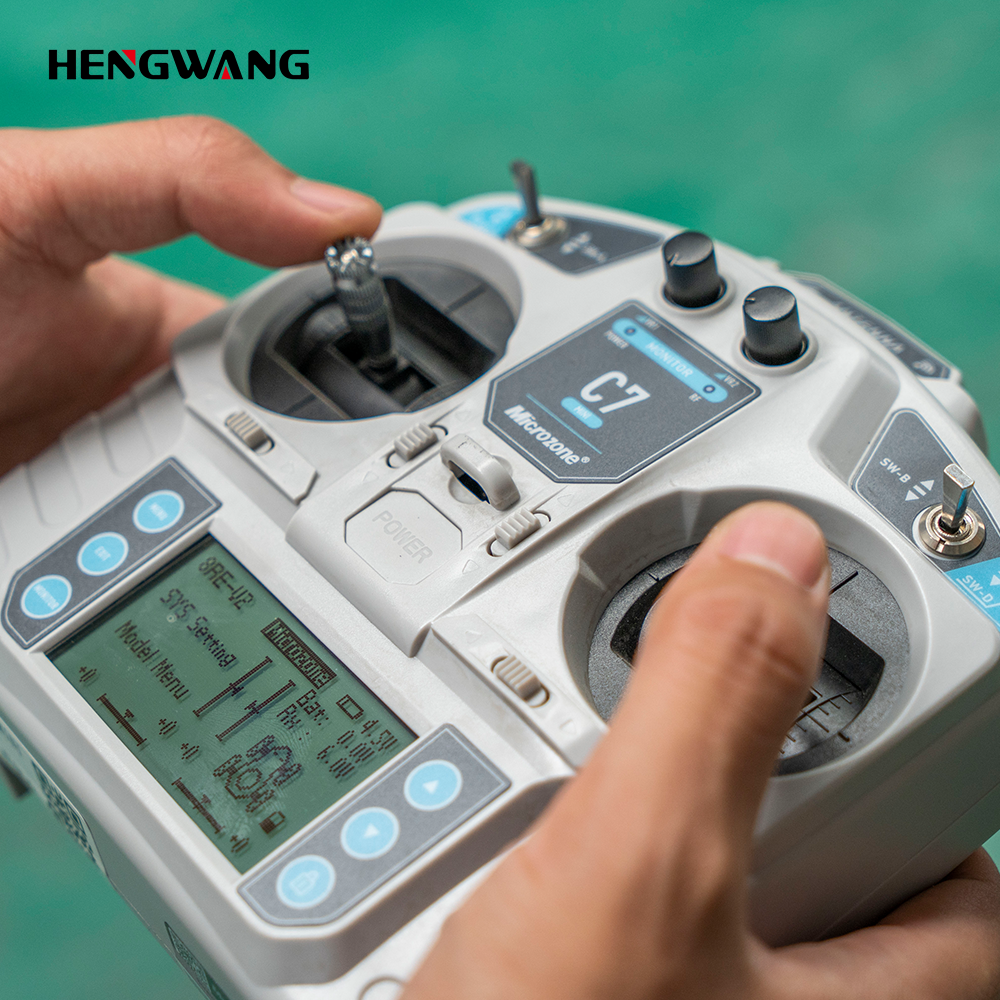 Gasoline remote control lawn mower 45 degree climbing to adjust mowing height