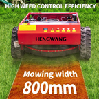 16 HP Remote Control Crawler Mower Adjustable Mowing Height Petrol Lawn Mower