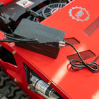 Remote control lawn mower, small crawler hybrid oil-electric mower, all-terrain lawn mower, garden mower, 45° climbing