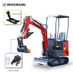 Free delivery on mini excavators with extended chassis and boom swing Available in 3 colors