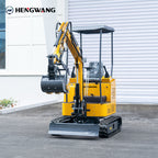 Mini Excavator With Powerful Engine Side swing Making Work Time-saving Available in 3 colors