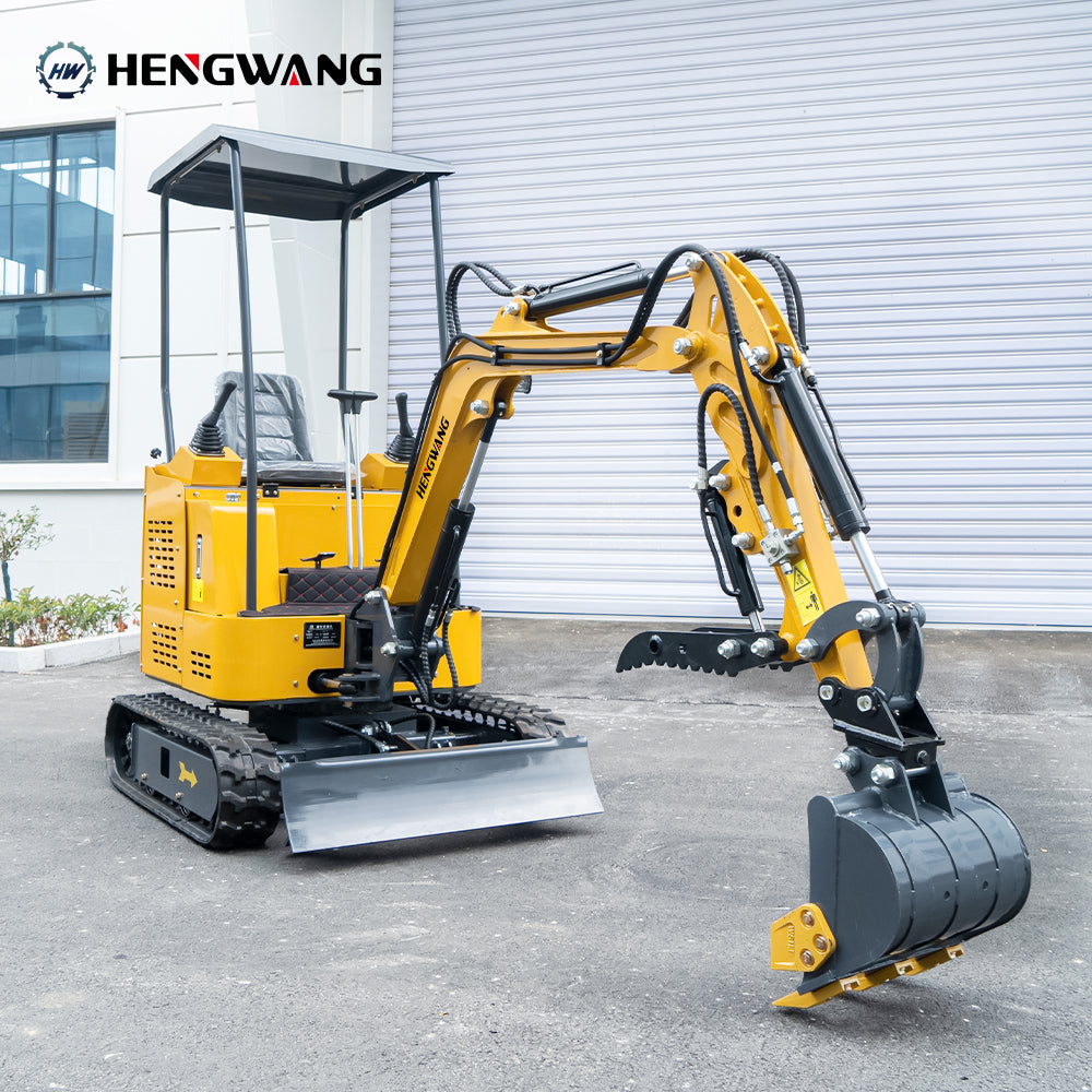 Mini Excavator With Powerful Engine Side swing Making Work Time-saving Available in 3 colors