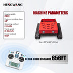 Gasoline remote control lawn mower 45 degree climbing to adjust mowing height