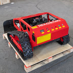 Remote control lawn mower, small crawler hybrid oil-electric mower, all-terrain lawn mower, garden mower, 45° climbing