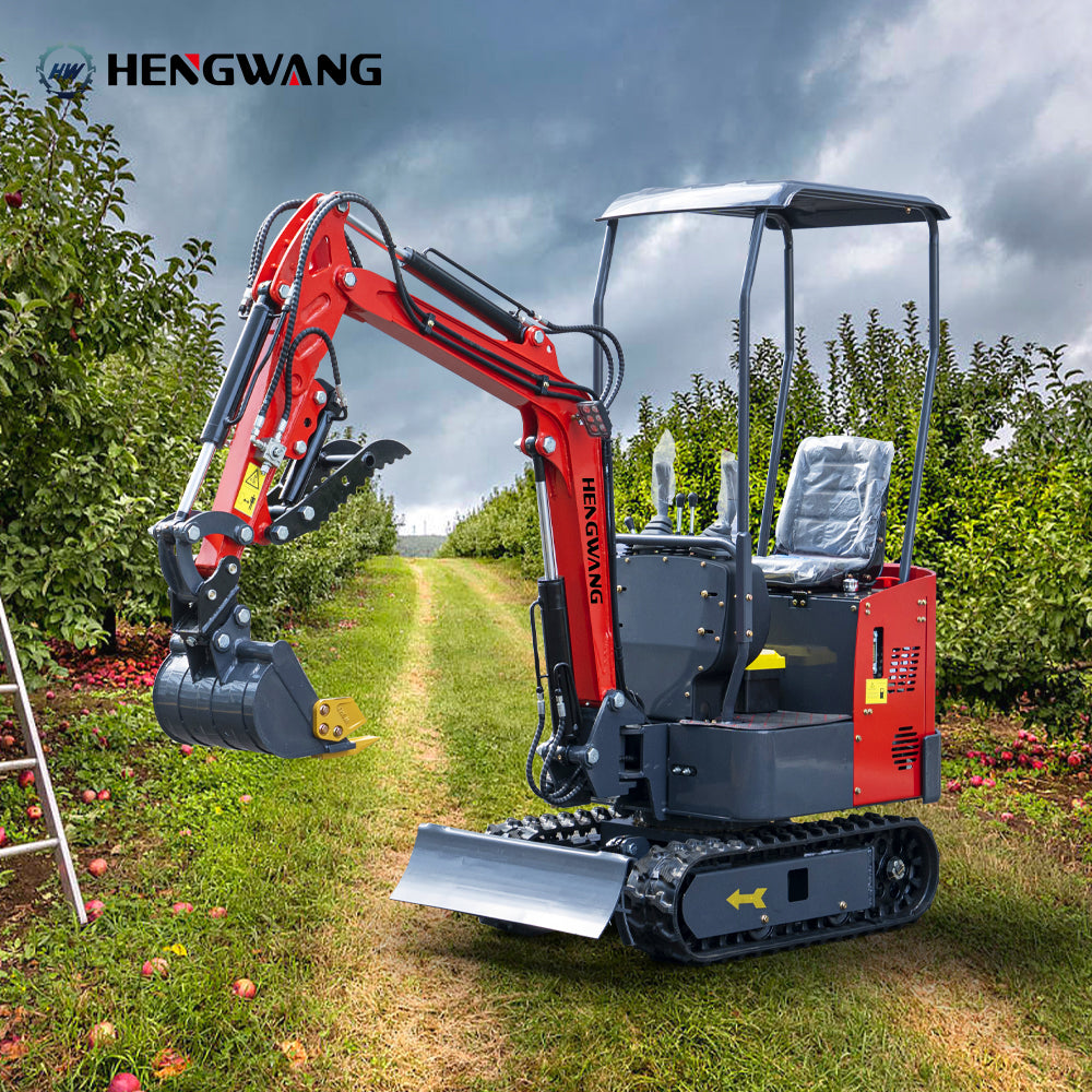 Free delivery on mini excavators with extended chassis and boom swing Available in 3 colors