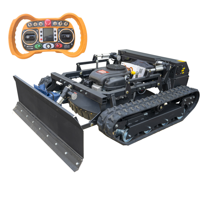 Gasoline remote control lawn mower 22 HP winter snow pusher, detachable