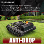 All Terrain Remote Control Off-Road Lawn Mower 27 HP Adjustable Mowing Height