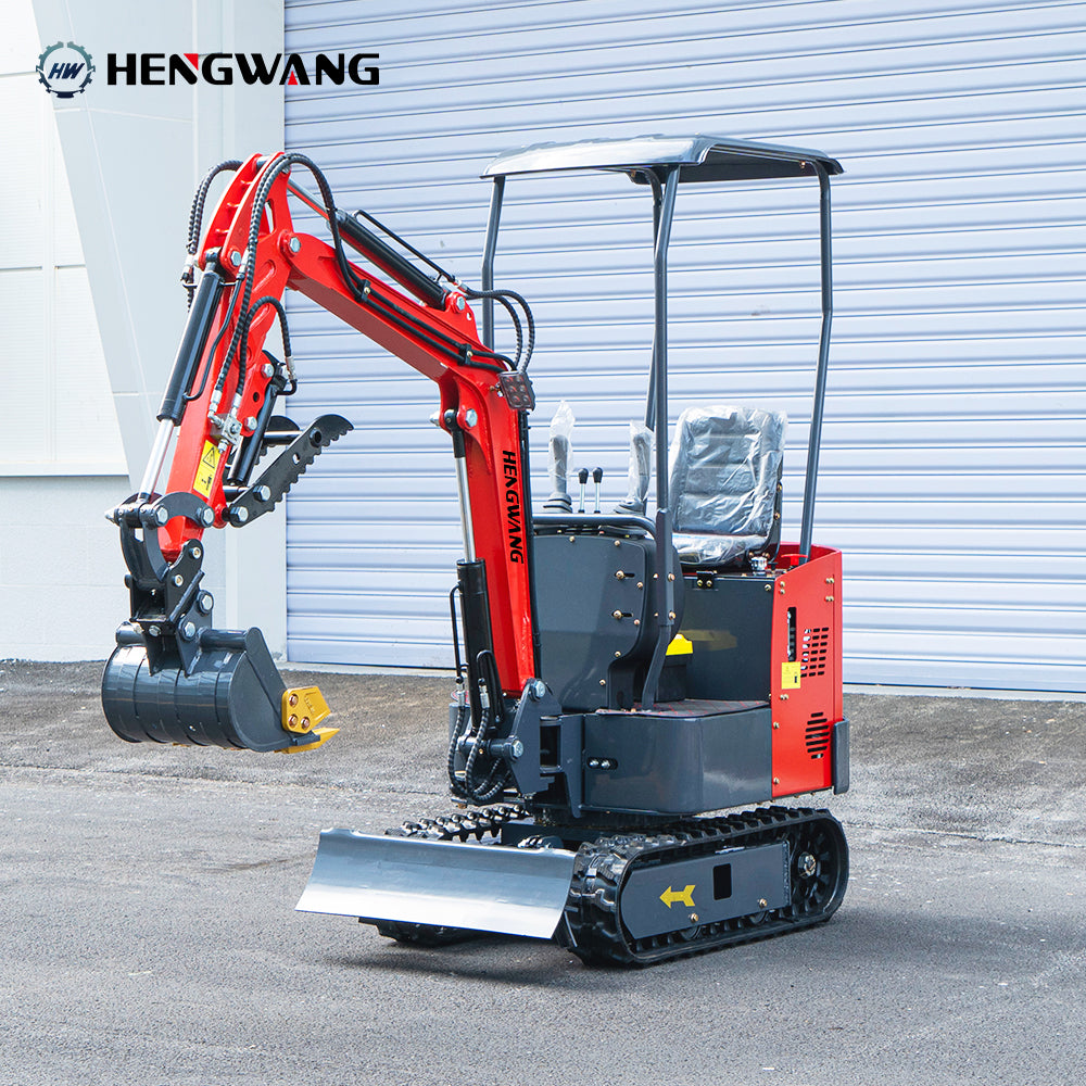 Free delivery on mini excavators with extended chassis and boom swing Available in 3 colors