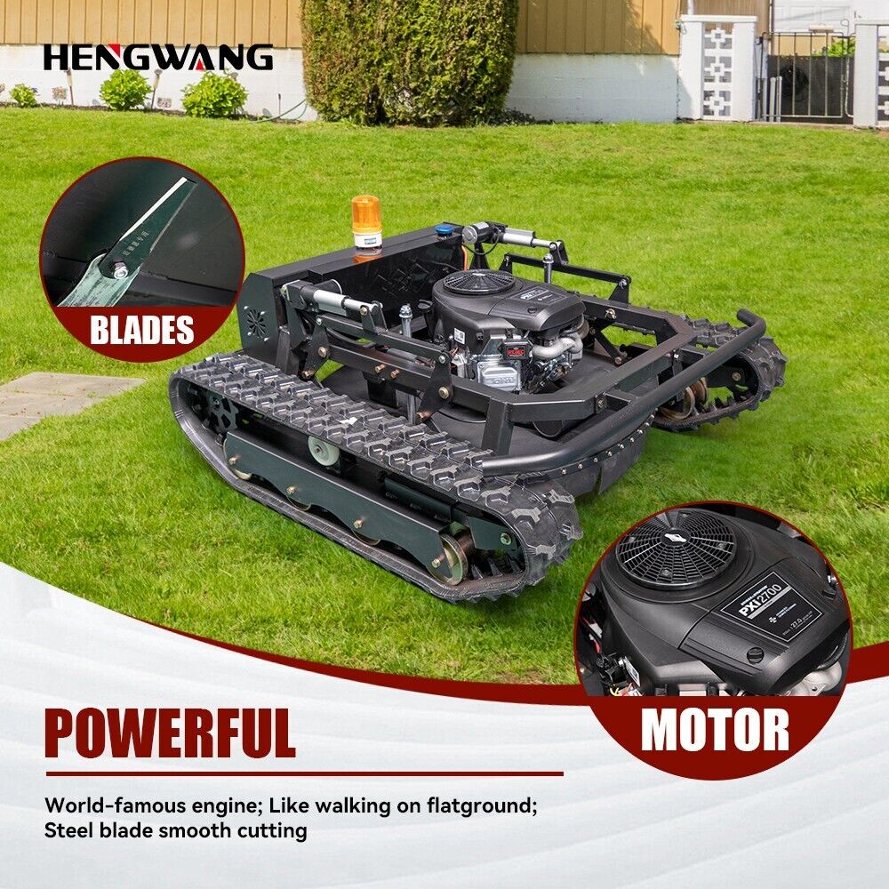 All Terrain Remote Control Off-Road Lawn Mower 27 HP Adjustable Mowing Height